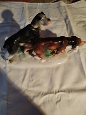 Porzellan:Germany: Zwei Jagdhunde