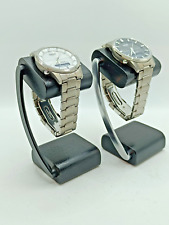 Uhrenhalter Uhrenständer Schmuckständer, Uhrenaufbewahrung Eichenholz schwarz