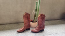 Damen cowboystiefel cognac - damen, cowboystiefel,
