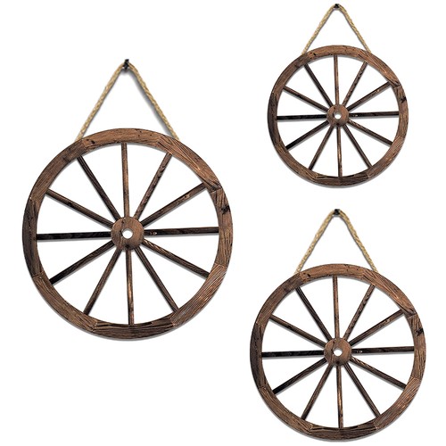 Holz wagenrad dekorativ alte - dekorativ,