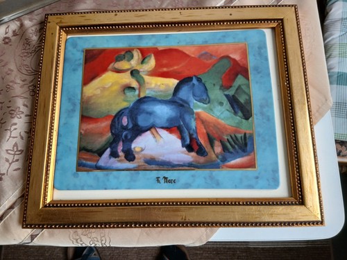 Blaues pferd orbis - pferd,