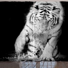 Tiger Rustikale Gardine Große