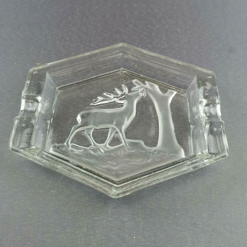 Aschenbecher pressglas klar - pressglas,