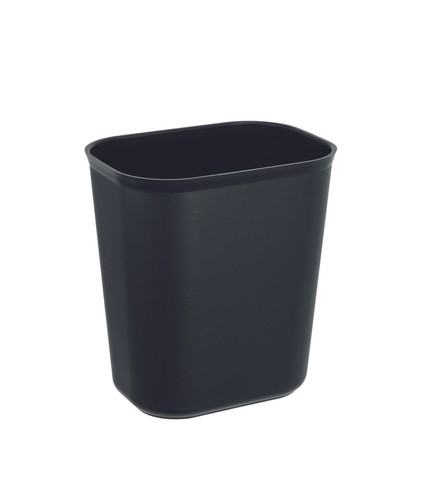 Papierkorb eckig schwarz