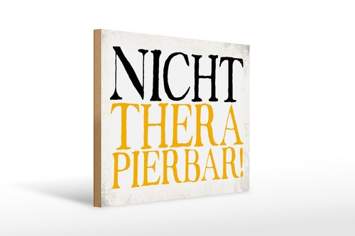 Holzschild spruch 40x30 - spruch, cm