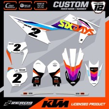 KTM MOTOCROSS GRAFIK, CUSTOM MX GRAFIK-KIT, SX SXF EXCF SIXDAYS EDITION