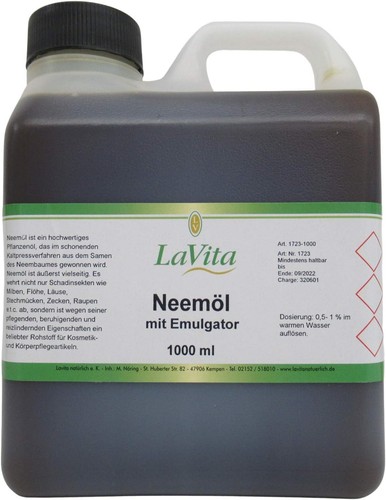 Lavita neemöl mit - lavita, emulgator