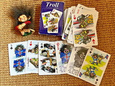 Kleiner Original Candy Design Norwegen Troll (mit Magnet) und Kartenspiel