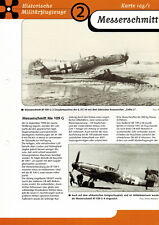 Messerschmitt Me 109 G Informationskarte