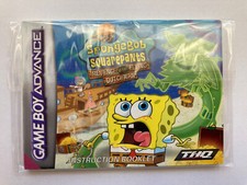 Spongebob Squarepants, Spielanleitung, Anleitung, Game Boy, Gameboy Advance, GBA