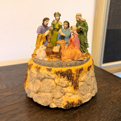 Weihnachtskrippe spieldose - weihnachtskrippe,