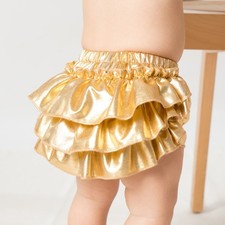Baby Mädchen Bloomers Mit Kopfband Karneval Metallic Festival Fotografie Kind