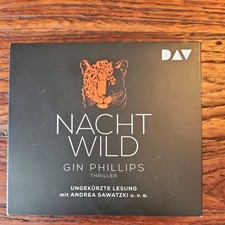 Hörbuch - Nachtwild - Gin Phillips - mit Andrea Sawatzki - Audio CDs
