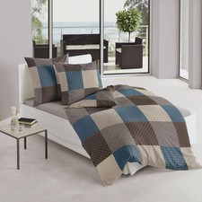 Biber - Bettwäsche 155 x 220 cm  100% Baumwolle mit Reißverschluss