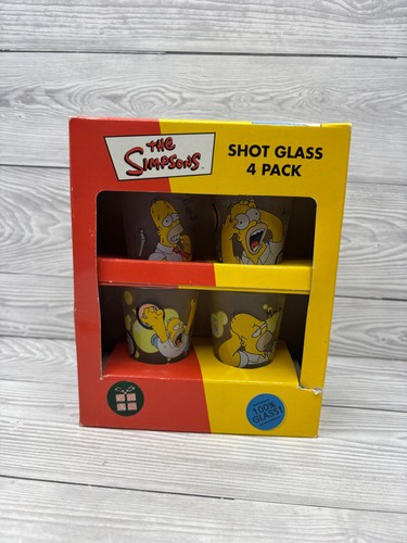The simpsons schnapsglas 4er - schnapsglas,