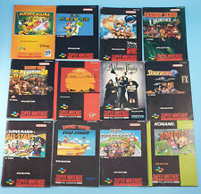 Super Nintendo SNES Anleitungen Super Mario World Kart Zelda Donkey Kong F-Zero