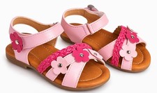 Mädchen Sandalen Rosa Leder