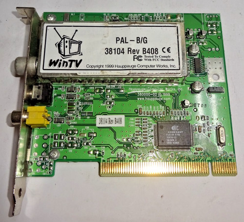 Hauppauge wintv pal g - wintv, pal-b/g