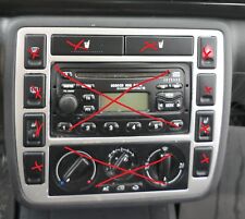 Ford Galaxy Mittelkonsole Verkleidung um Radio Navi Doppel 2 Din Galaxy -silber