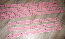 7 Tischbänder in rosa mit