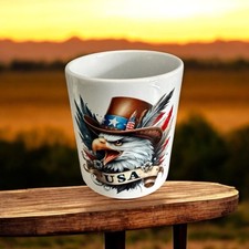 Tasse mit USA Adler Aufdruck