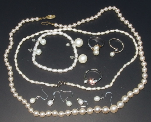 21teile perlen ringe hals - 21teile,