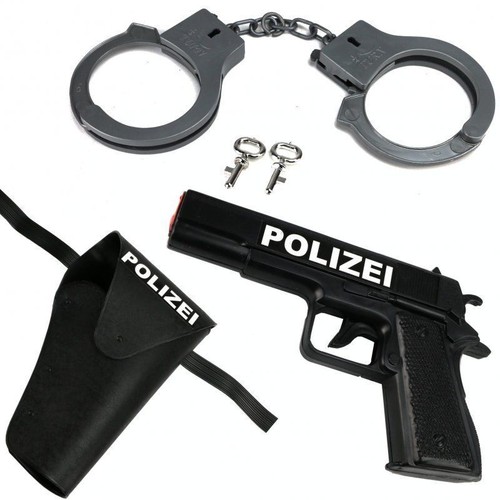 Polizeiset mit pistole - polizeiset,