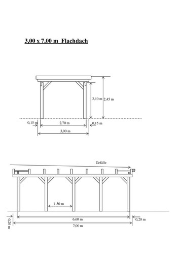 Carport 7 00 m - 7,00,