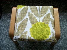  IKEA ALME POANG FUSSHOCKER NUR ABDECKUNG@ ORLA KIELY @ FLECHTENBLÜTE B