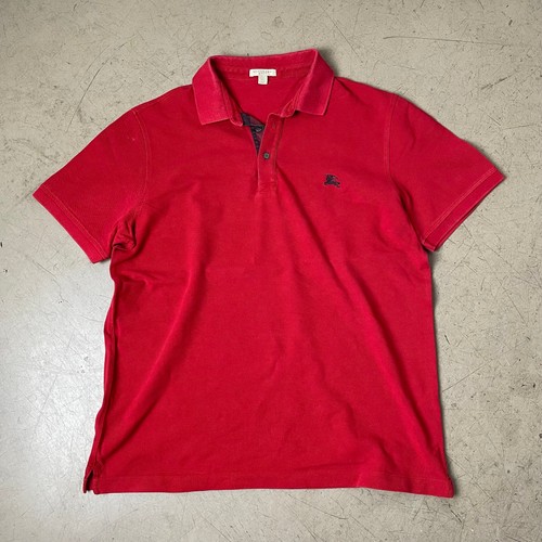 Burberry polo tshirt rot - (xl),