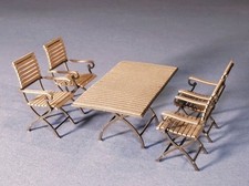 Biergarten Garnitur Tisch+4