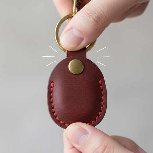 Leder airtag halter für - airtag,