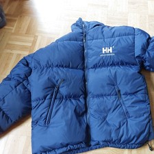 Helly Hansen Daunen Jacke Herren Gr. L Dunkelblau/rot