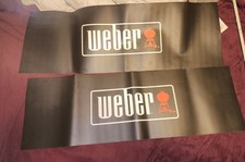 2 Original Weber Grill Magnetfolie Werbefolie Spirit Kugelgrill