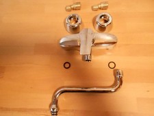 Spültisch Armatur Wandarmatur Küche Wasserhahn Schwenkauslauf Einhebelmischer