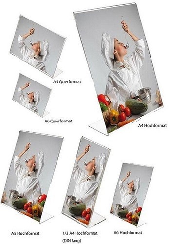 Aufsteller acryl - l,