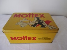 Blechdose Blechschachtel Mottex Sidol Werk Köln mit Zwerg