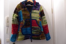 Damen Winterjacke Wolljacke Spirit of Nepal Jacke bunt mit Kapuze Gr. XL 42