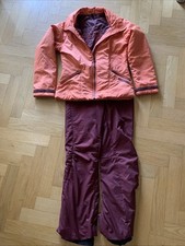 Damen Ski-Anzug von Mexxsport, Orange/Dunkelrot, Gr. 34/S