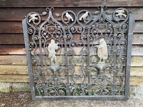 Prachtvolles antikes gartentor - prachtvolles,