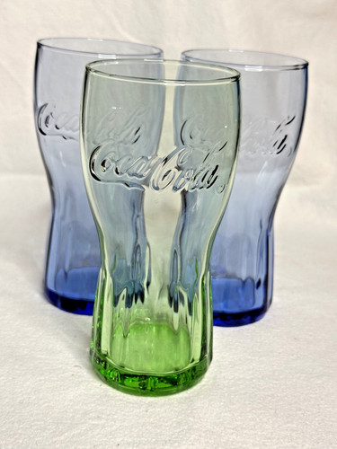 Mcdonalds coca cola glas - 3x,