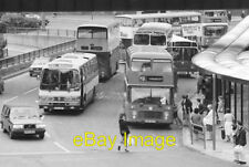 Foto 6x4 Hood Street Gyratory, 1985 Vauxhall\/SJ3491 Hood Street Gyrator um 1985