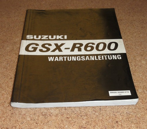 Werkstatthandbuch suzuki gsx - werkstatthandbuch,