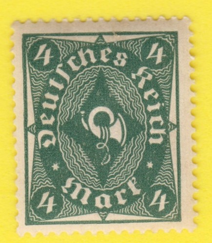Kleines posthorn grün 4 - posthorn,