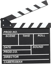 Schwarz Holz Filmklappe