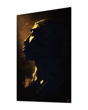 Tupac Leinwand Bild abstrakt