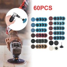 60x Stabschleifer Druckluft Schleifmaschine  Schleifscheiben Schleifpapier Set