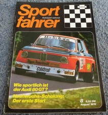 Sportfahrer 8/1974 Audi 80 GT
