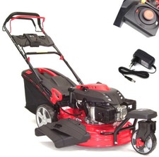 Benzin Rasenmäher 53cm Trike E-Start Rad-Antrieb Akku Elektrostart 3-Rad 55824