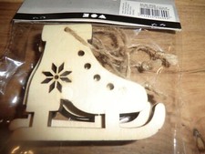 Weihnachtsdeko Holz 4 x